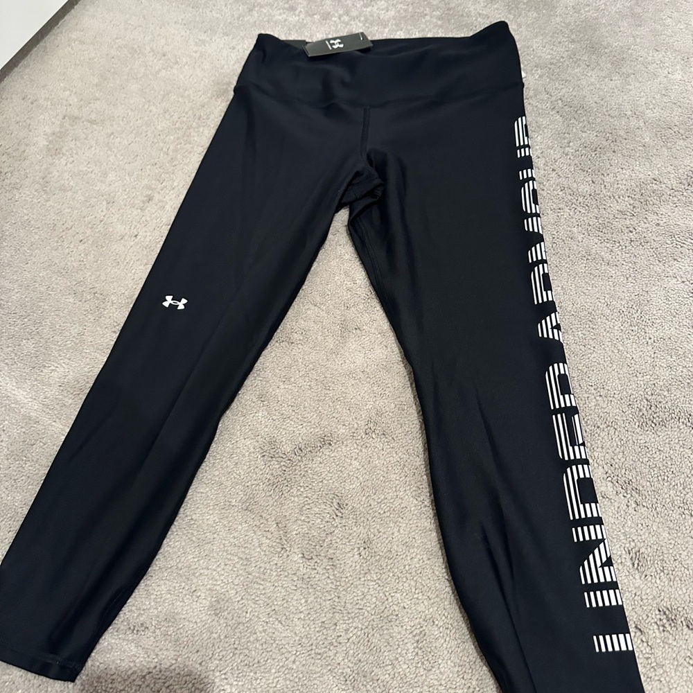 Under Armour Black and White Performance Leggings